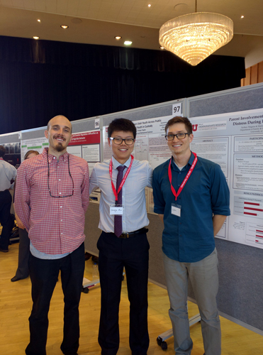 George Rao with fellow student researchers